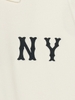 Áo Polo MLB Basic Coopers Logo Overfit Collar T-Shirt New York Yankees Cream