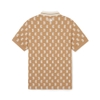 Áo Polo MLB Korea Classic Mono Front Pattern Collar Boston Red Sox Camel