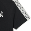 Áo Polo MLB Korea Mono Partial Pattern Collar New York Yankees Black
