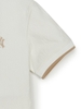 Áo Polo MLB Dia Mono Jacquard Collar T-Shirt New York Yankees Ivory