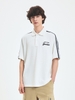 Áo Polo MLB Varsity Sportive Overfit Collar T-Shirt New York Yankees Ivory
