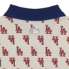 Áo Polo MLB Women's Classic Monogram Full Board LA Dodgers Cream