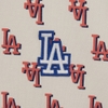 Áo Polo MLB Women's Classic Monogram Full Board LA Dodgers Cream