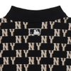 Áo Polo MLB Women's Classic Monogram Full Board New York Yankees Black