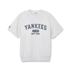 Áo Sweatshirt MLB Korea Varsity Short Sleeve New York Yankees Grey