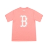 Áo Thun MLB Basic Back Big-Logo Boston Red Sox Pink