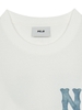 Áo Thun MLB Basic Denim-like Coopers Overfit Short Sleeve T-shirt New York Yankees Ivory
