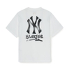Áo Thun MLB Basic Street Logo Overfit Short Sleeve T-Shirt New York Yankees White