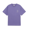 Áo Thun MLB Basic Mega Logo Overfit Boston Red Sox D.Lavender