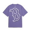 Áo Thun MLB Basic Mega Logo Overfit Boston Red Sox D.Lavender