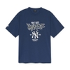 Áo Thun MLB Basic Big Logo Mega Overfit Functional Short Sleeve T-Shirt New York Yankees Navy