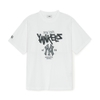 Áo Thun MLB Basic Big Logo Mega Overfit Functional Short Sleeve T-Shirt New York Yankees White