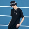 Áo Thun MLB Checkerboard Back Logo New York Yankees Black