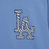 Áo Thun MLB Checkerboard Clipping Logo LA Dodgers L.Cobalt Blue