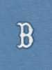 Áo Thun MLB Korea Basic Small Logo Man To Man Boston Red Sox Indigo