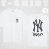 Áo Thun MLB Korea Basic Big Logo Func T-Shirt New York Yankees White