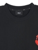 Áo Thun MLB Korea Heart Man to Man New York Yankees Black