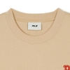 Áo Thun MLB Korea Heart Small Logo T-Shirt Boston Red Sox Beige