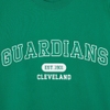 Áo Thun MLB Korea Varsity Cleveland Guardians Green