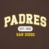 Áo Thun MLB Korea Varsity San Diego Padres Brown