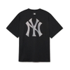 Áo Thun MLB Korea Monogram Big Lux New York Yankees Black