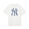 Áo Thun MLB Korea Classic Mono Big Lux T-Shirt New York Yankees Ivory