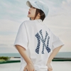 Áo Thun MLB Korea Classic Mono Big Lux T-Shirt New York Yankees Ivory