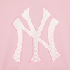 Áo Thun MLB Korea Monogram Big Lux New York Yankees L.Pink