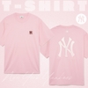 Áo Thun MLB Korea Monogram Big Lux New York Yankees L.Pink