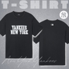 Áo Thun MLB Korea Premium Varsity New York Yankees Black