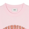 Áo Thun MLB Korea Summer Mega Bear Cleveland Guardians Pink