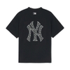 Áo Thun MLB Classic Mono Big Lux Overfit Short Sleeve T-Shirt New York Yankees Black