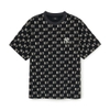 Áo Thun MLB Classic Mono Sporty Full-Panel Pattern Overfit Short-Sleeve T-Shirt New York Yankees Black