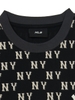 Áo Thun MLB Classic Mono Sporty Full-Panel Pattern Overfit Short-Sleeve T-Shirt New York Yankees Black