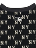 Áo Thun MLB Classic Mono Sporty Full-Panel Pattern Overfit Short-Sleeve T-Shirt New York Yankees Black