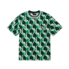Áo Thun MLB Cube Monogram Overfit New York Yankees D.Green