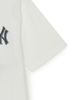Áo Thun MLB Denim-like Monotive Overfit Short Sleeve T-shirt New York Yankees Ivory