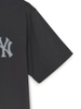 Áo Thun MLB Denim-like Monotive Overfit Short Sleeve T-shirt New York Yankees Grey