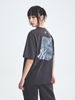 Áo Thun MLB Denim-like Monotive Overfit Short Sleeve T-shirt New York Yankees Grey