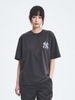 Áo Thun MLB Denim-like Monotive Overfit Short Sleeve T-shirt New York Yankees Grey