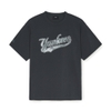 Áo Thun MLB Denim-like Big Lux Overfit Short Sleeve T-shirt New York Yankees Grey