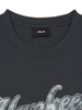 Áo Thun MLB Denim-like Big Lux Overfit Short Sleeve T-shirt New York Yankees Grey