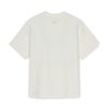 Áo Thun MLB Dia Mono Tonton Jacquard Overfit Short Sleeve T-Shirt New York Yankees Ivory