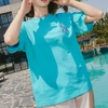Áo Thun MLB Gradient Monogram Clipping New York Yankees Turquoise