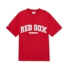 Áo Thun MLB Korea Varsity Logo Boston Red Sox L.Red