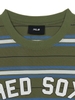 Áo Thun MLB Varsity Stripe Overfit Short Sleeve T-Shirt Boston Red Sox Khaki