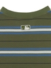 Áo Thun MLB Varsity Stripe Overfit Short Sleeve T-Shirt Boston Red Sox Khaki