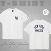 Áo Thun MLB New Era Heavy Cotton New York Yankees Off White