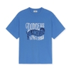Áo Thun MLB Summer Letter Graphic Overfit Short Sleeve T-Shirt LA Dodgers Blue