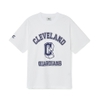 Áo Thun MLB Varsity Overfit Cleveland Guardians White